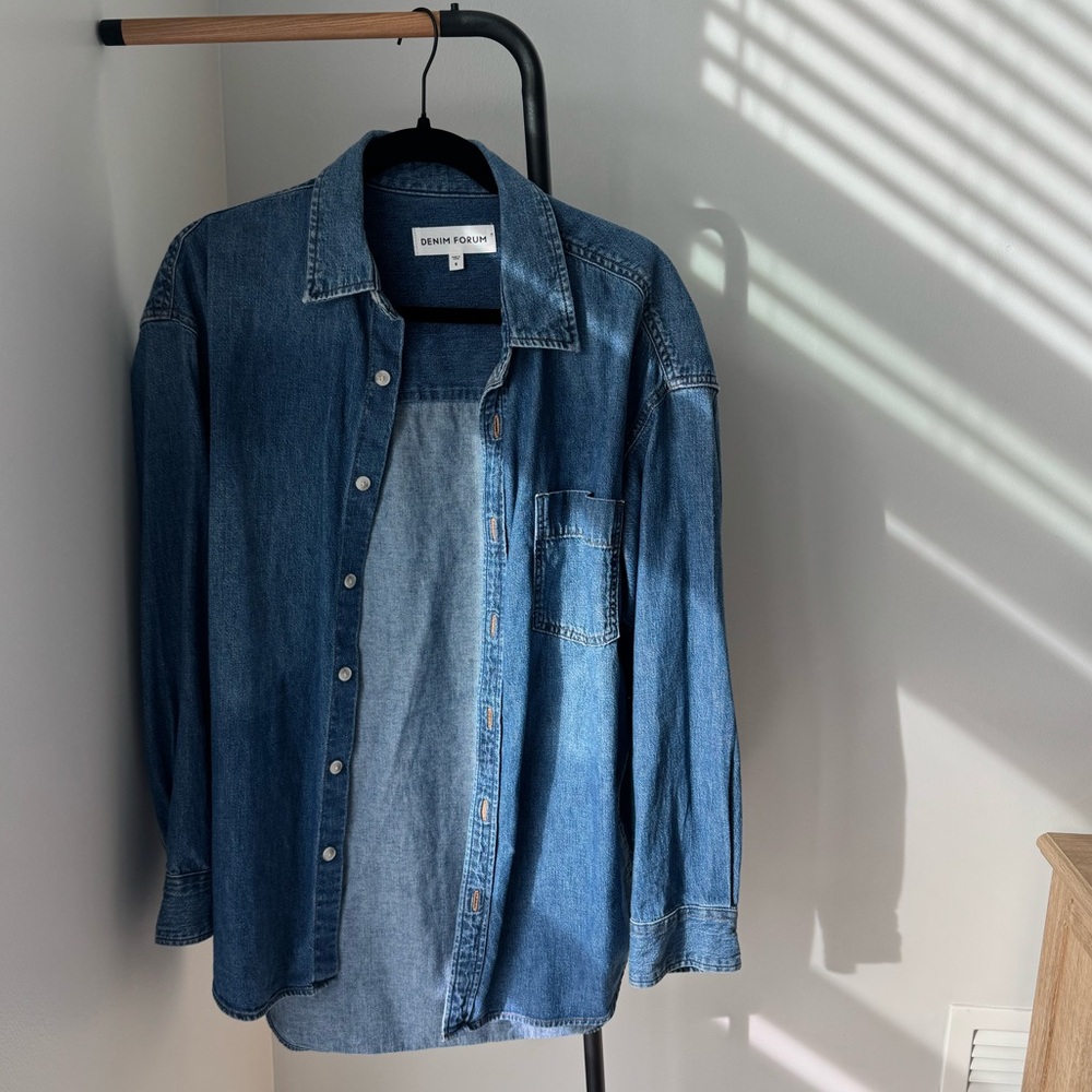 Aritzia 80's Comfy Denim Shirt
